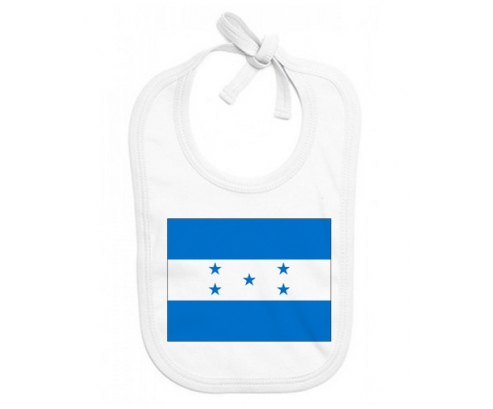 Bavoir bebé bandera personalizada Honduras