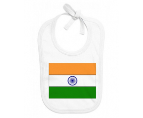 Bavoir bandera de bebé personalizada India