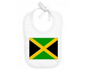Bavoir bebé bandera personalizada de Jamaica