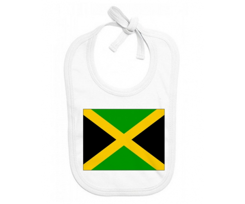 Bavoir bebé bandera personalizada de Jamaica