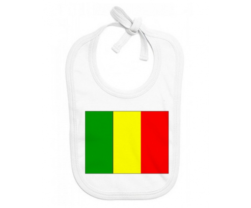 Bavoir bebé bandera personalizada Mali