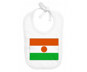 Bavoir bebé personalizado Bandera Níger