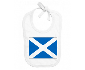 Bavoir bebé bandera personalizada Escocia