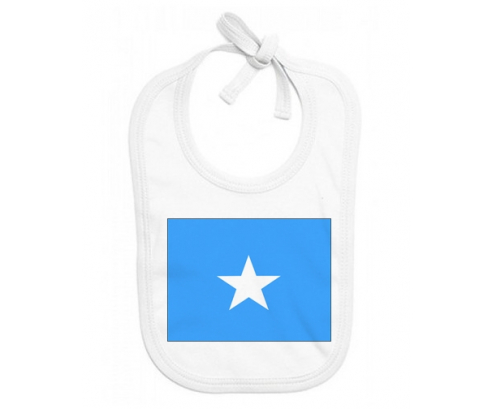 Bavoir bebé bandera personalizada Somalia