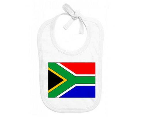 Bavoir bandera de bebé personalizada Sudáfrica