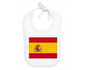 Bavoir bebé bandera personalizada España