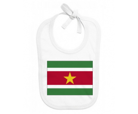 Bavoir bebé suriname personalizado bandera