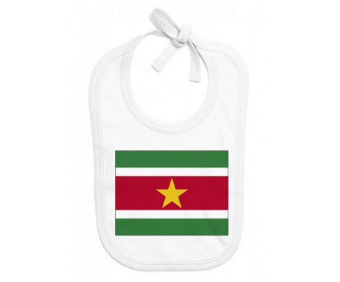 Bavoir bebé suriname personalizado bandera