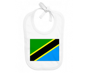 Bavoir bebé personalizado tanzania bandera