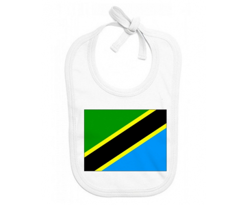 Bavoir bebé personalizado tanzania bandera