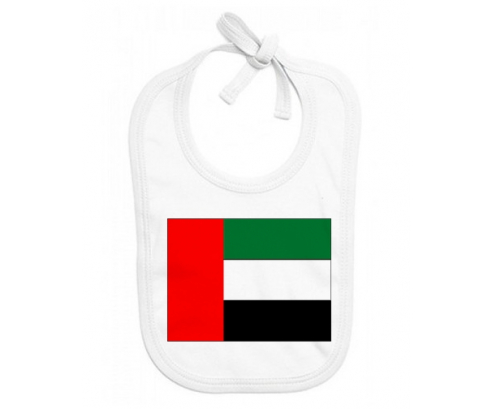 Bavoir bebé bandera personalizada de los Emiratos Árabes Unidos