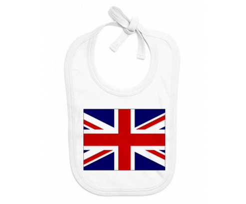 Bavoir Baby Custom Flag Reino Unido