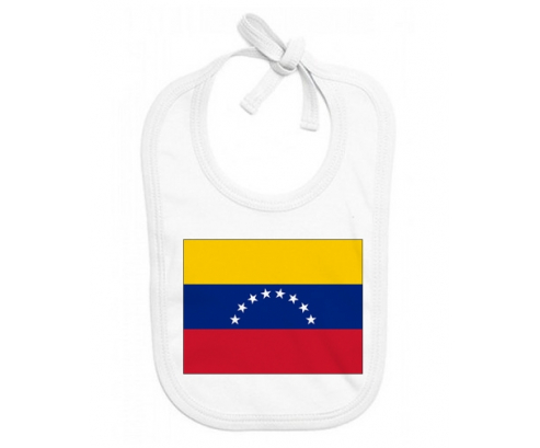 Bavoir bebé bandera personalizada de Venezuela