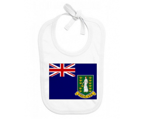Bandera Las Islas Vírgenes: Babero para bebé