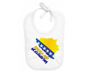 Bavoir mapas personalizados para bebés de Bosnia y Herzegovina