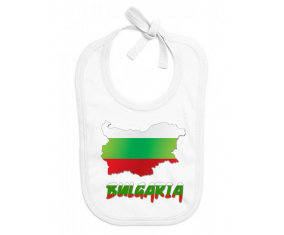 Bavoir mapas personalizados del bebé Bulgaria