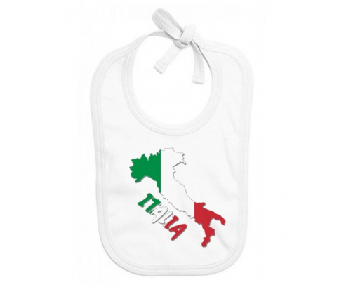 Bavoir mapas personalizados de Italia para bebés