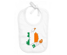 Bavoir mapas personalizados para bebés en Irlanda