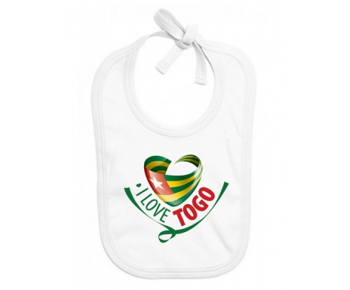 Bavoir bebé personalizado me encanta Togo