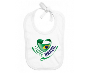 Bavoir bebé personalizado me encanta Brasil