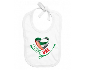 Bavoir bebé personalizado me encantan los Emiratos Árabes Unidos