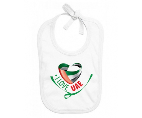 Bavoir bebé personalizado me encantan los Emiratos Árabes Unidos