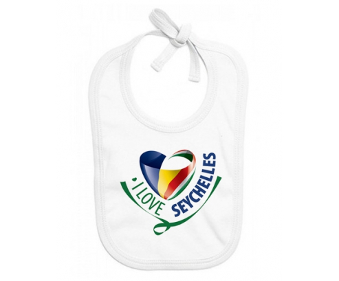 Bavoir bebé personalizado me encanta Seychelles