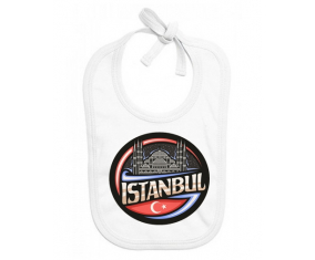 Bavoir Ciudad del Bebé Personalizada de Estambul