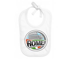 Bavoir Ciudad del Bebé Personalizada de Roma