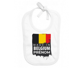 Bavoir bebé personalizado hecho en Bélgica diseño 1