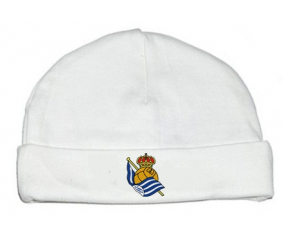 Bonnet bebé personalizado Real Sociedad
