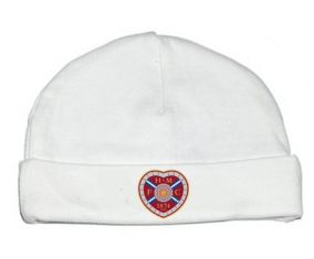 Bonnet corazón de bebé personalizado del club de fútbol midlothian