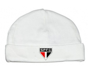 Bonnet bebé personalizado Sao Paulo Futebol Clube