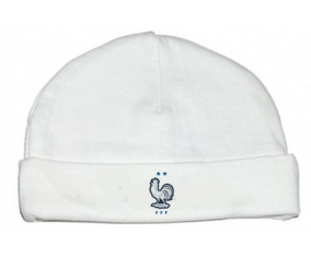 Bonnet equipo nacional de fútbol France bebé personalizado