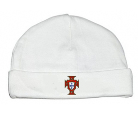 Bonnet bebé personalizada selección de fútbol de Portugal