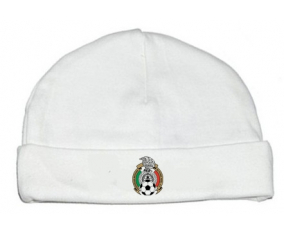 Bonnet bebé personalizada selección de fútbol de México