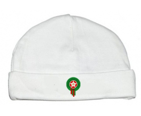 Bonnet bebé personalizada selección de fútbol de Marruecos