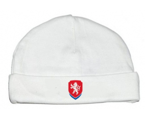 Bonnet bebé personalizado selección de fútbol de la República Checa