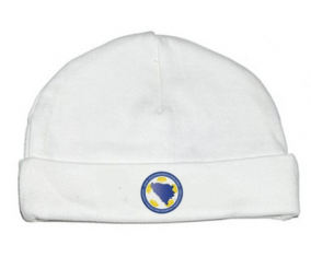 Bonnet bebé personalizado equipo nacional de fútbol de Bosnia Herzegovina