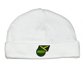 Bonnet Bebé Equipo Nacional de Fútbol de Jamaica personalizada