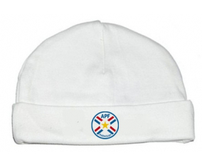 Bonnet bebé personalizada selección paraguaya de fútbol