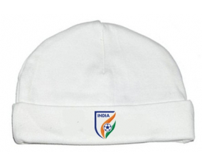 Bonnet equipo nacional de fútbol de la India bebé personalizado