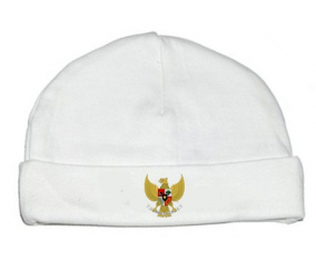 Bonnet bebé personalizado equipo nacional de fútbol de Indonesia