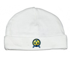 Bonnet bebé personalizado equipo nacional de fútbol de Barbados