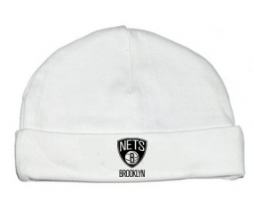 Bonnet bebé personalizado de brooklyn nets