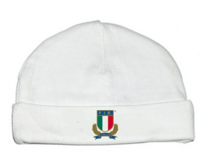 Bonnet bebé personalizado Italia Rugby XV
