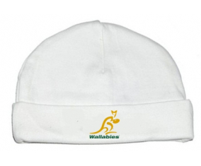 Bonnet bebé personalizado Australia Rugby XV