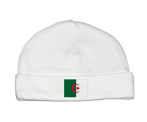 Bonnet bandera de bebé personalizada Argelia