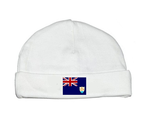 Bonnet bebé bandera anguilla personalizada