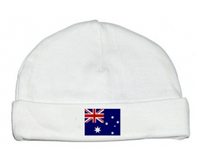 Bonnet bandera de bebé personalizada Australia